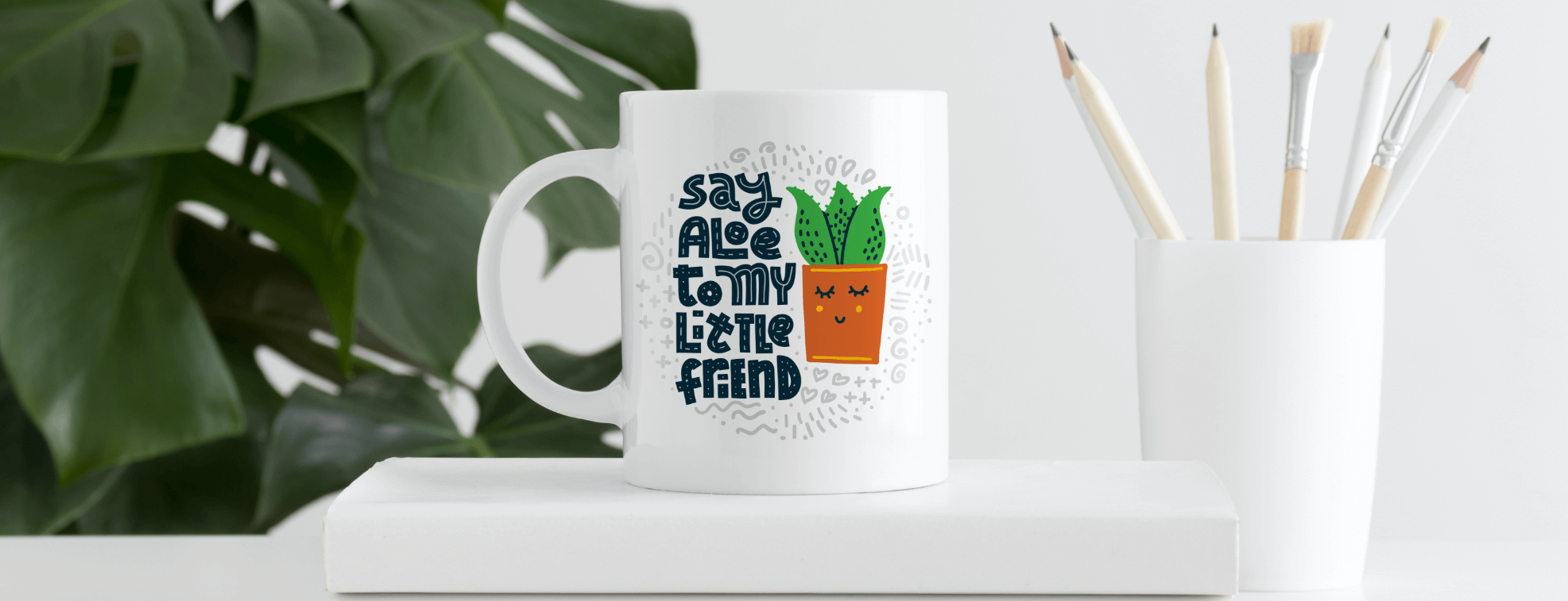 A mug with a funny pun